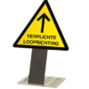 Pictogram sticker ZK 3H 150 mm Verplichte looprichting