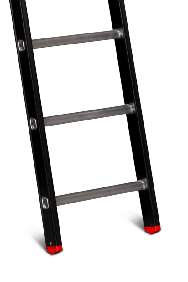 Bouwladder met rechte voet - Afbeelding 2