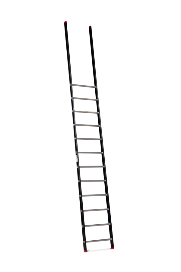 Bouwladder met rechte voet