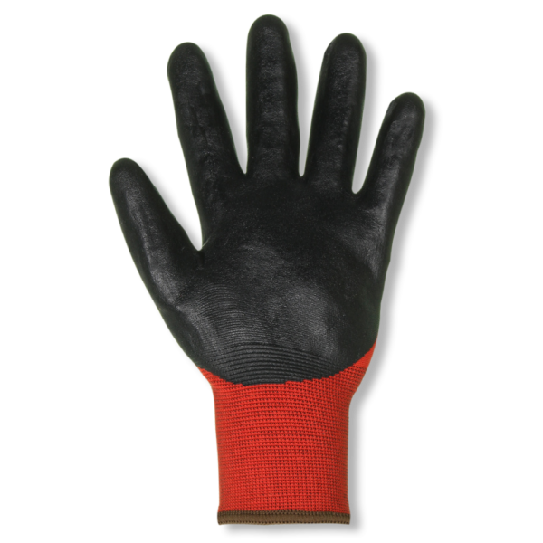 Winterhandschoen Nitril/Nylon rood/zwart GL400 - Afbeelding 3